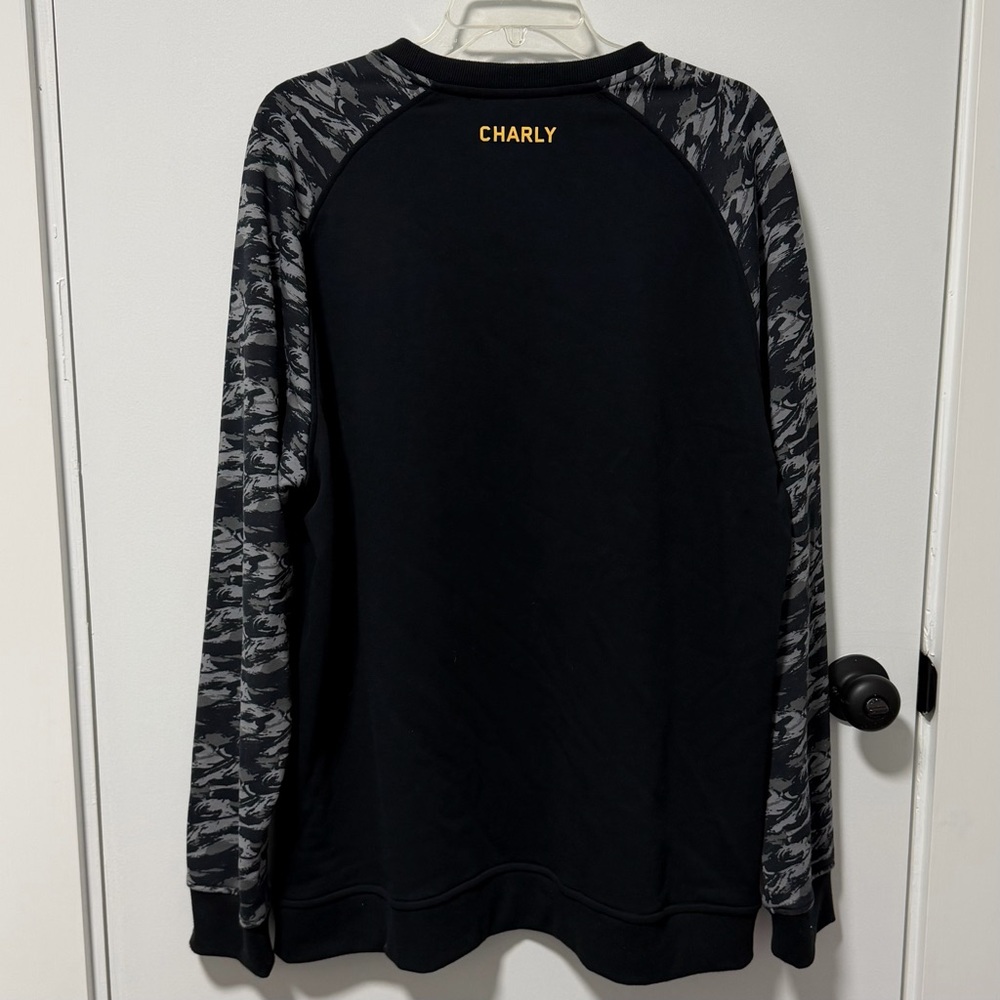Pittsburgh Riverhounds Sweatshirt | Charly | Black with Camo Sleeves | Size XL - Picture 3 of 4
